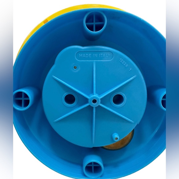 Vintage Chicco Italian spinning push toy with bee and flowers and bell - Picture 5 of 5